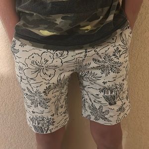 Long printed boy shorts
